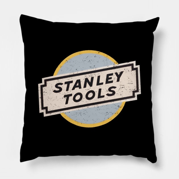 Vintage Stanley Tools Pillow by Buck Tee