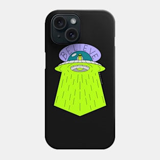 Believe in Aliens Phone Case