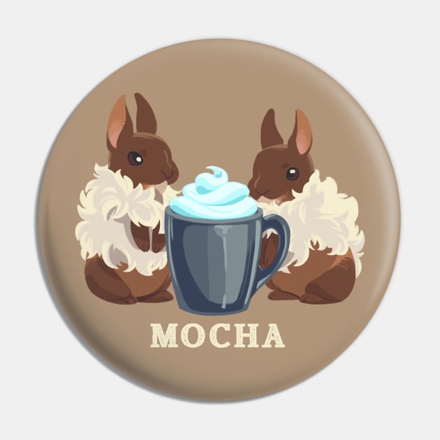 mocha bunnies Pin by Alienfirst