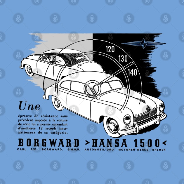 BORGWARD HANSA - French advert by Throwback Motors