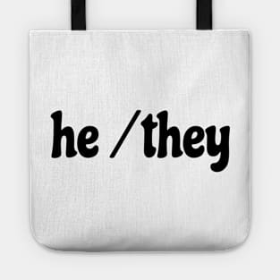 he/they pronouns awareness Tote