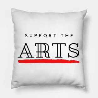 Save The Art Support The Arts Modern Design Pillow