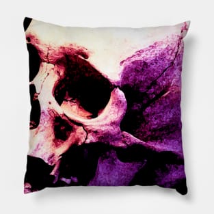 Pink Skull Pillow