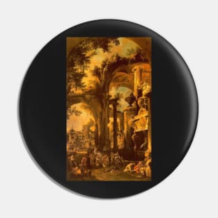 an allegorical painting of the tomb of lord somers - Canaletto Pin