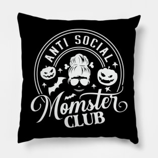 Anti Social Momster Club Pillow