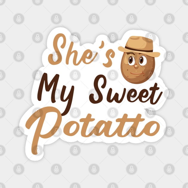 She's My Sweet Potato Magnet by Indiecate