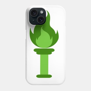 Green Fire Phone Case