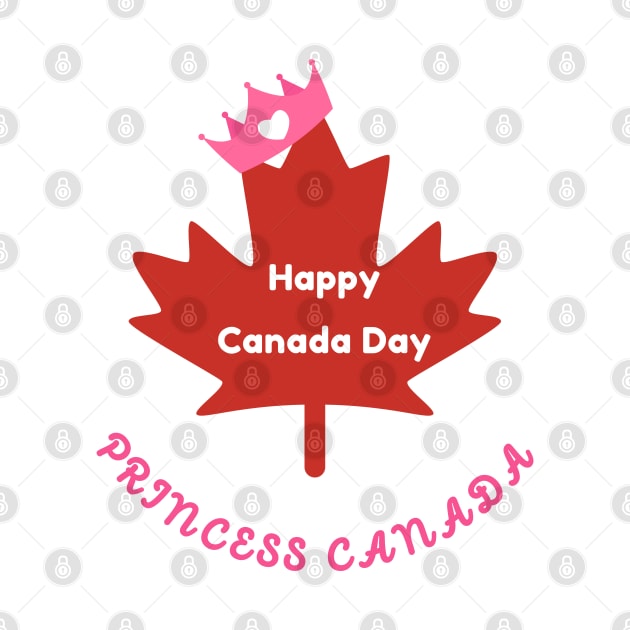 Happy Canada Day Princess Canadian with Crown by Mission Bear