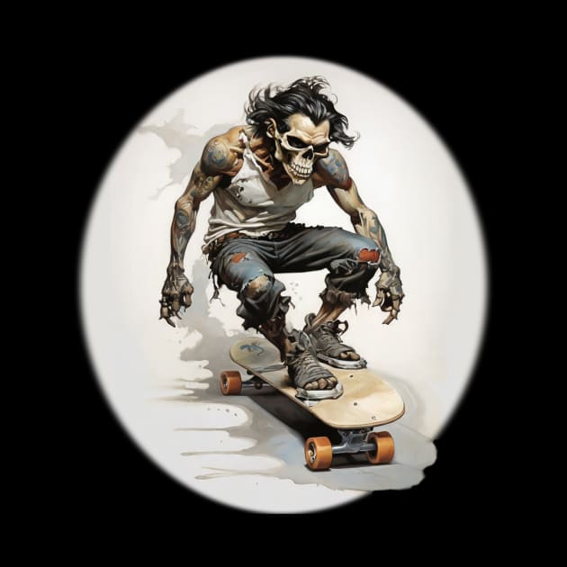 Skater Zombie by Paul_Abrams
