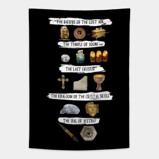 The Adventures of Indiana Jones FRONT&BACK PRINT !!! Tapestry