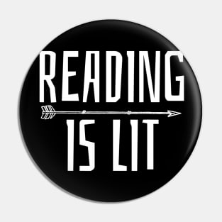 Reading Tshirt Literature Tee Gift Teacher Bookworm Pin