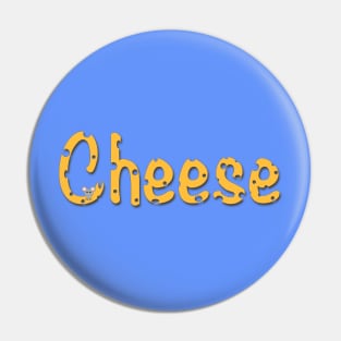 Cheese Power Word Pin