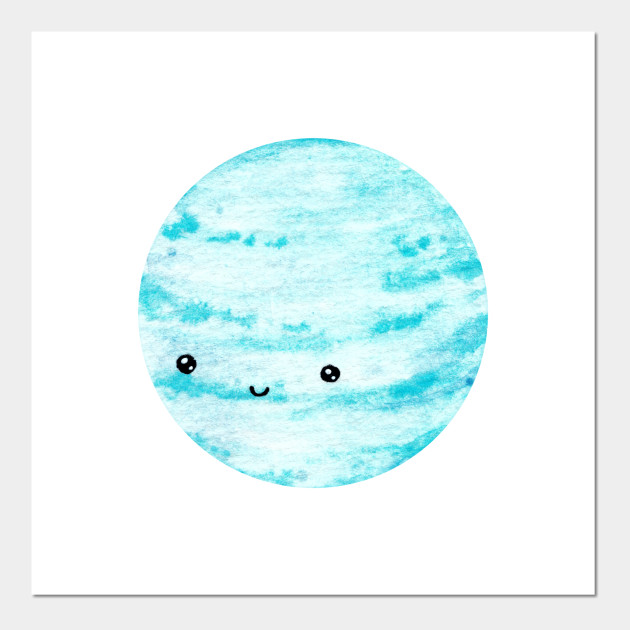 Neptune Cute Planet Neptune Posters And Art Prints Teepublic