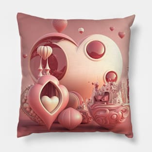 We Are One Be My Valentine Heart Pillow