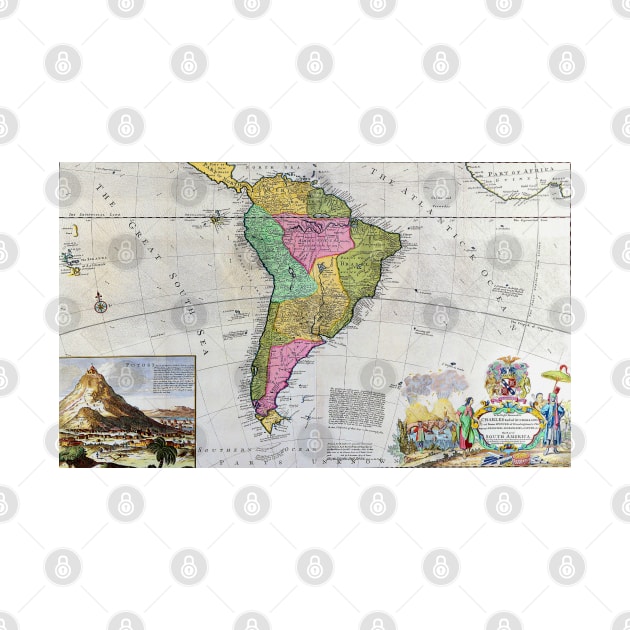 Ancient South America Map by Culturio