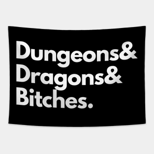 Dungeons & Dragons & Bitches Tapestry