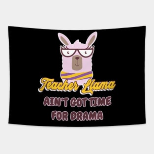 Teacher Llama funny saying Tapestry