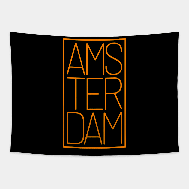 Amsterdam Netherlands Holland Europe Traveler Expat Gift Tapestry by peter2art