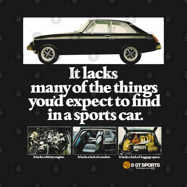 MGB GT - advert by Throwback Motors