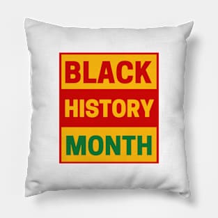 Black History Month Pillow