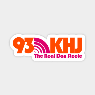 93 KHJ The Real Don Steele Magnet