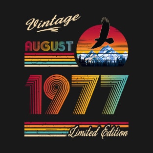 August 1977 Birthday T-Shirt