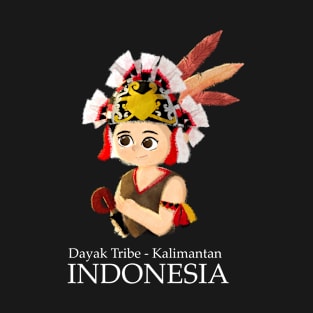 dayak tribe kalimantan, Indonesia by Xoalsohanifa T-Shirt