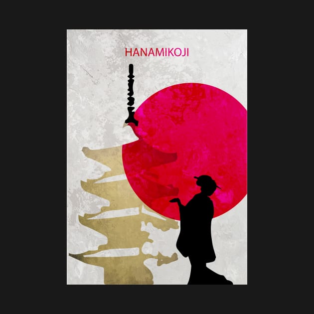 Hanamakoji - Board Games Design - Movie Poster Style - Board Game Art by MeepleDesign