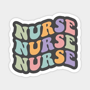 Groovy Nurse Design Magnet