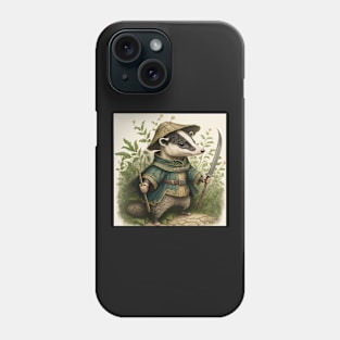 Vintage Garden Rustler Badger #5 Phone Case