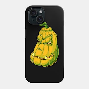 halloween scary evil pumpkin funny pumpkin head Phone Case