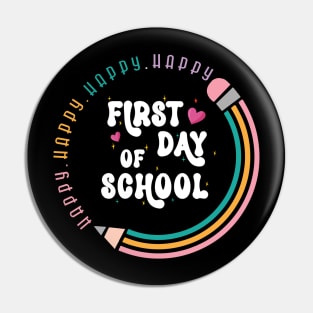 Welcome Back To School First Day Of School Students Teachers Pin