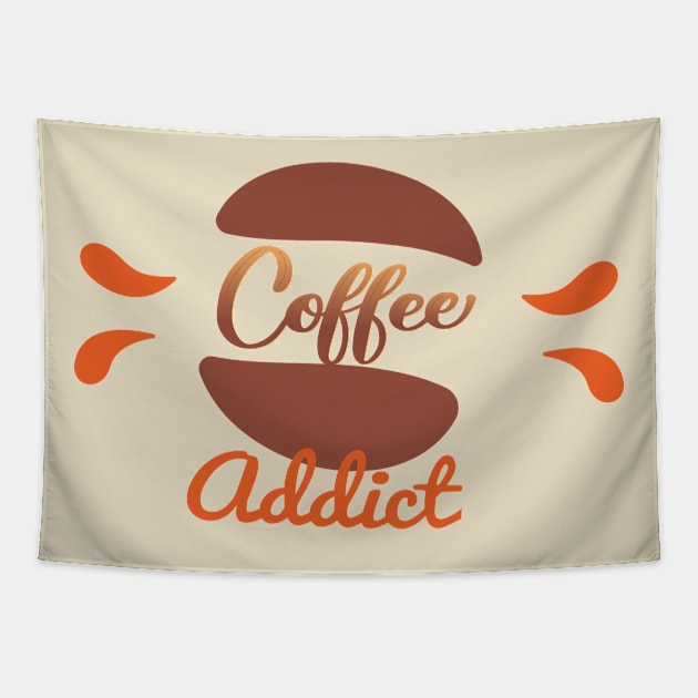 Coffee Addict Tapestry by Abddox-99