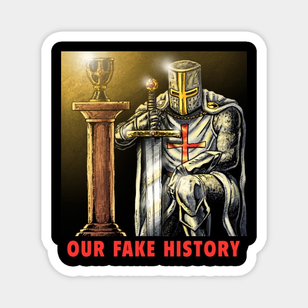 Knights Templar Magnet by Our Fake History