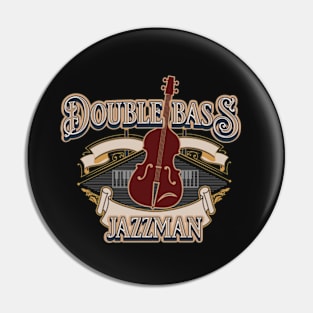 Jazz Man Double Bass Pin