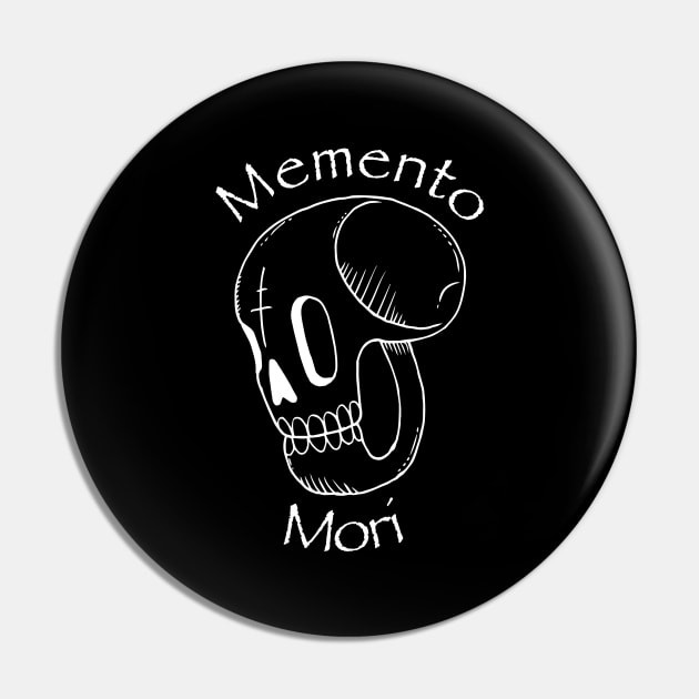 Memento Mori Stoic Philosophy Pin by A-Buddies