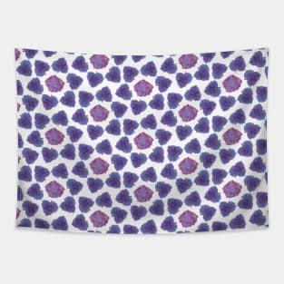 Manx flora - PURPLE hydrangea Tapestry