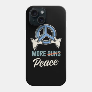 Peace Sign Doves Anti Guns Hippie Phone Case