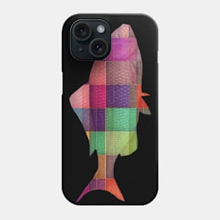 Geometric Rainbow fish Phone Case