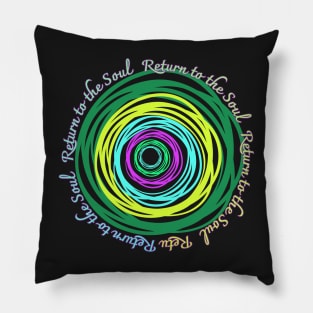 Return to the Soul,fluorescent color,arrow Pillow