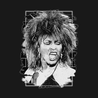 Tina turner \ Brush Art T-Shirt