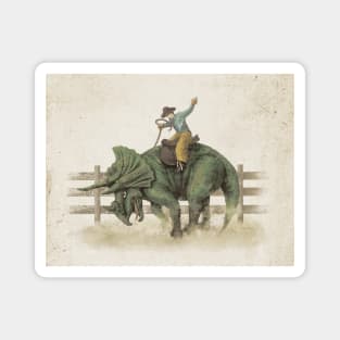 Dino Rodeo Magnet