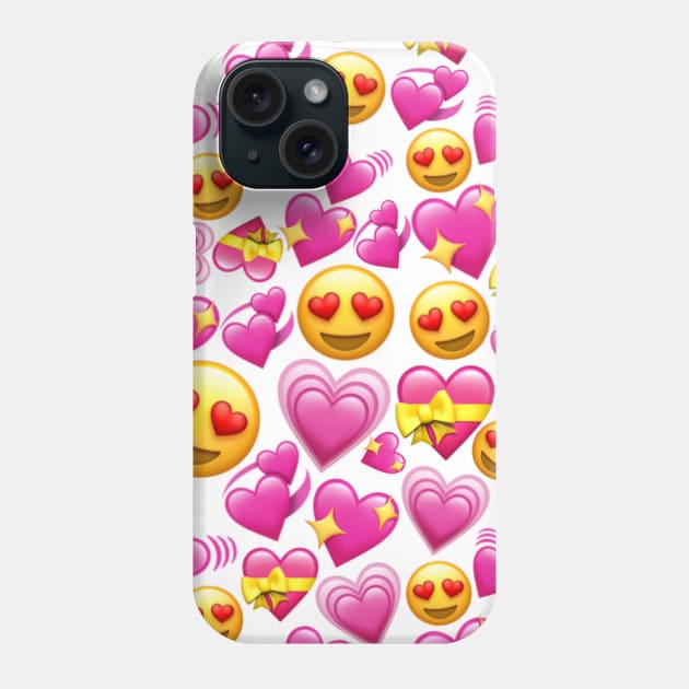 Emoticons of love Phone Case by Kachan