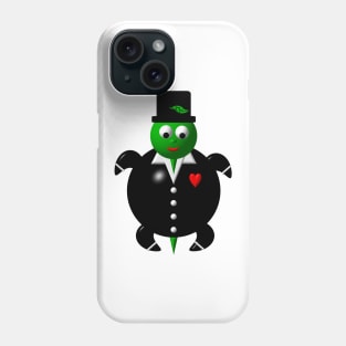 Cute Turtle Wearing a Tuxedo Phone Case