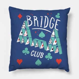 Bridge club design Pillow