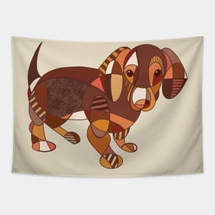 Cubistic dogs Tapestry