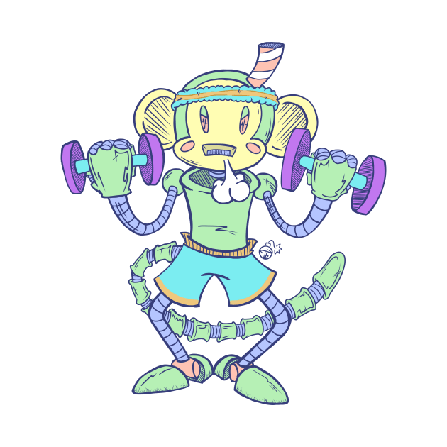 Monkey - Bot Pump Up by JbombCreative