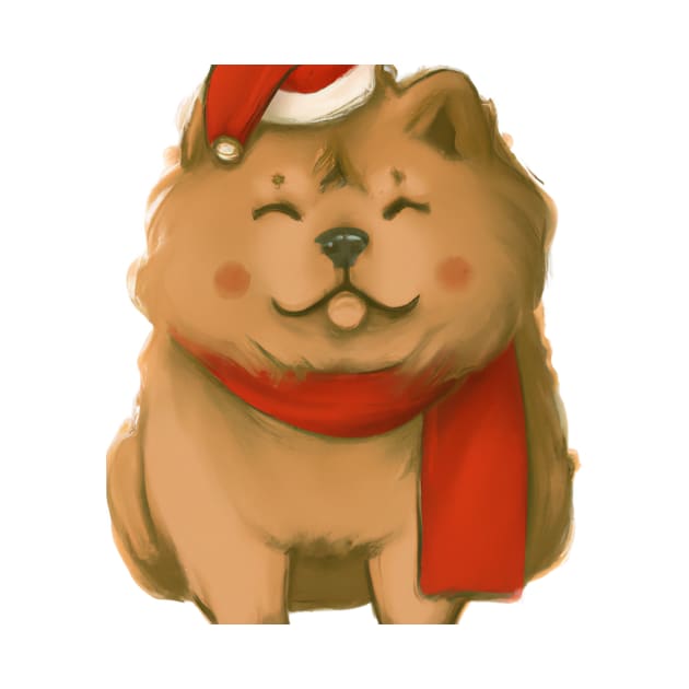 Cute Chow Chow Drawing by Play Zoo