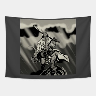 From Hell (Black and White) Tapestry