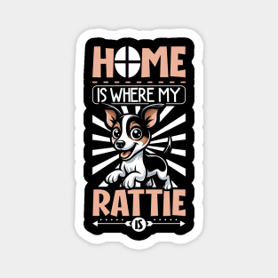 Home is with my Rat Terrier Magnet